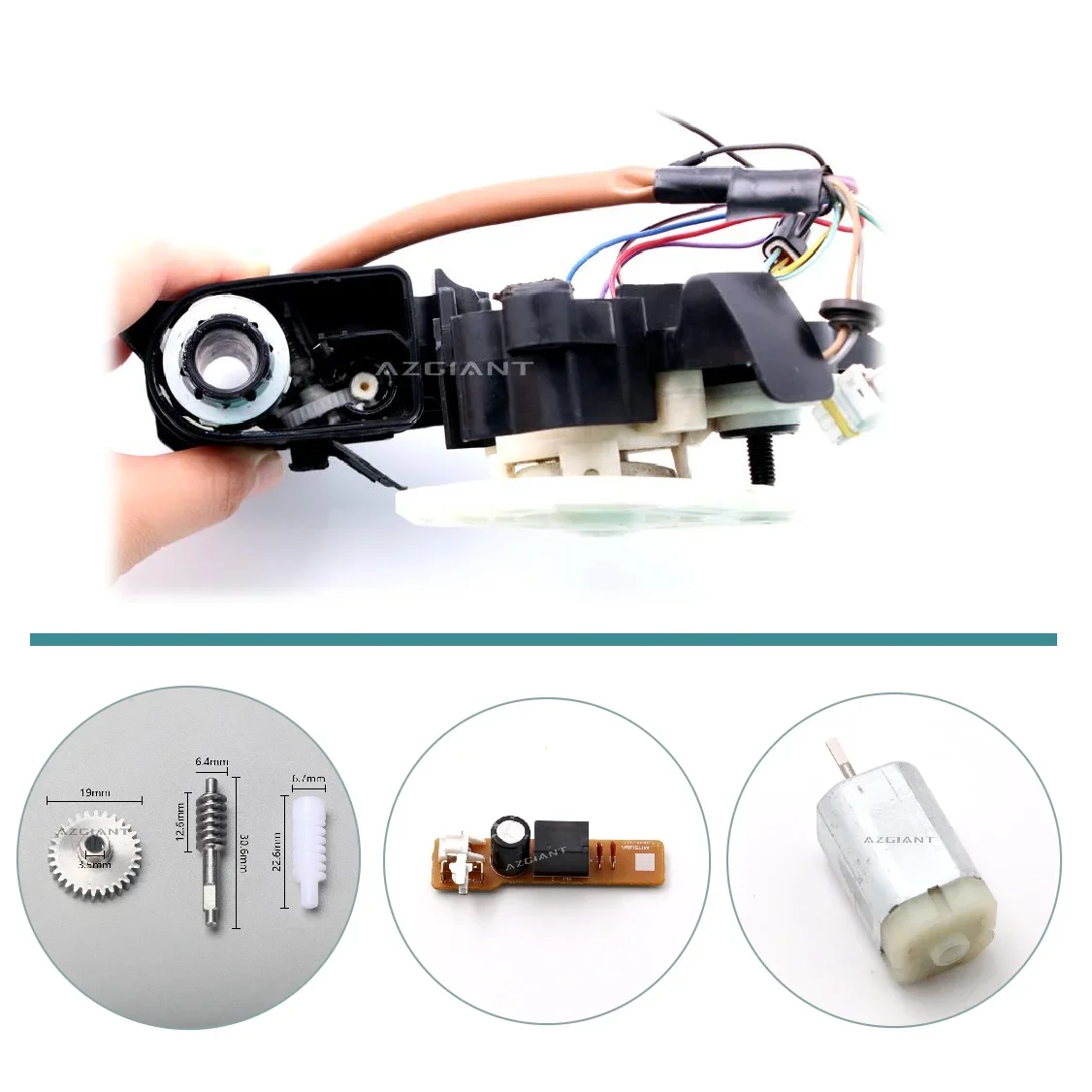 Motor Mirror Folding Actuator for Subaru ImprezaWRX, Impreza, Outback, Legacy Rearview Repair