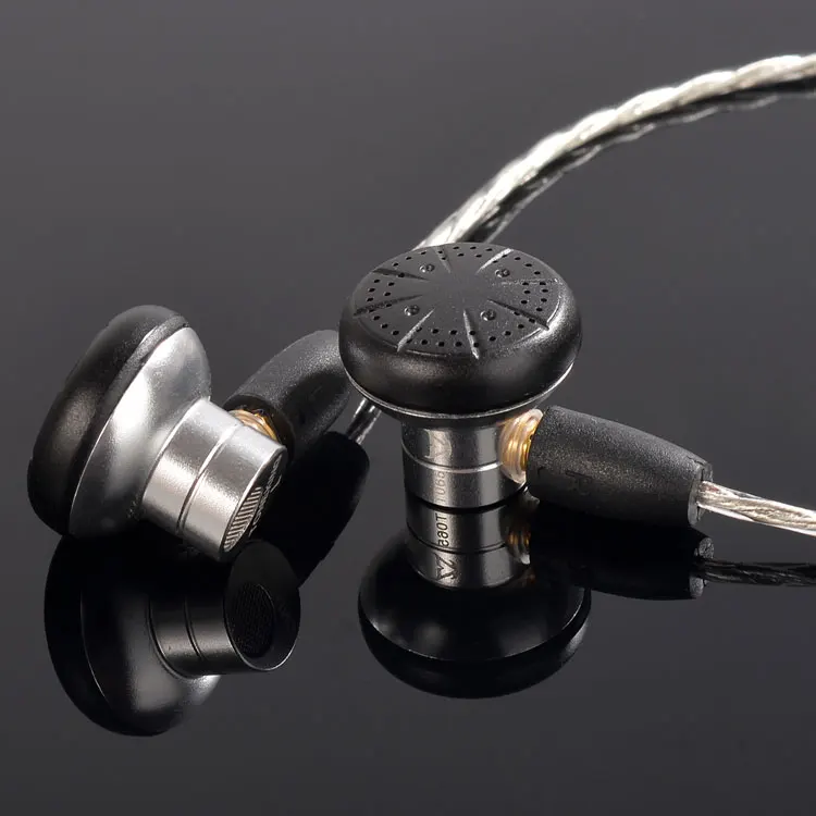 MusicMaker Toneking 65ohm Auricolari intrauricolari a testa piatta Hifi Musica DJ Auricolari Tune in lega come armatura MX985 Interfaccia MMCX