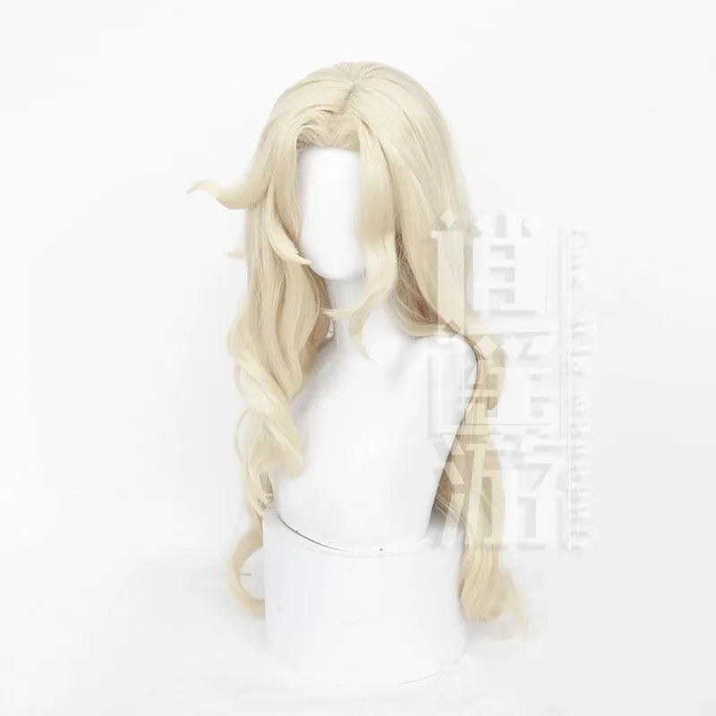 ly Game Identity V Hunter Gold Long + قبعة شعر مستعار مجانية للمصور جوزيف كوسبلاي 80 سم مكعب؛ 6، r'8؛ p' #3