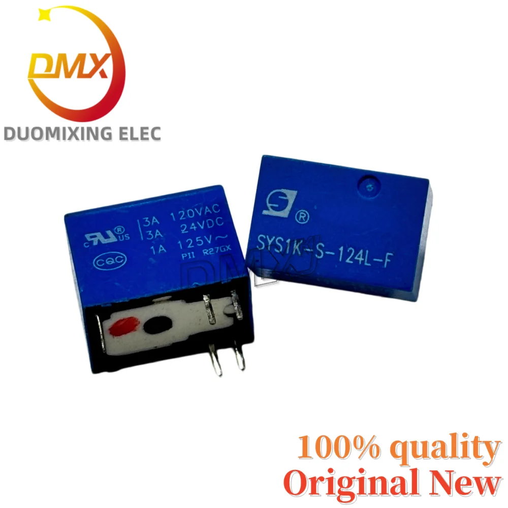 10PCS/LOT 100% New Relay SYS1K-S-124L-F Electromagnetic DC Relay
