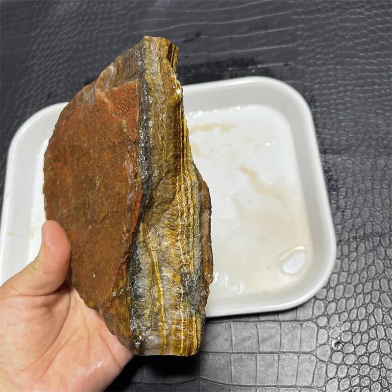 1535g Natural Raw Yellow Tiger Eye Rough Stones for Healing Stones Decoration