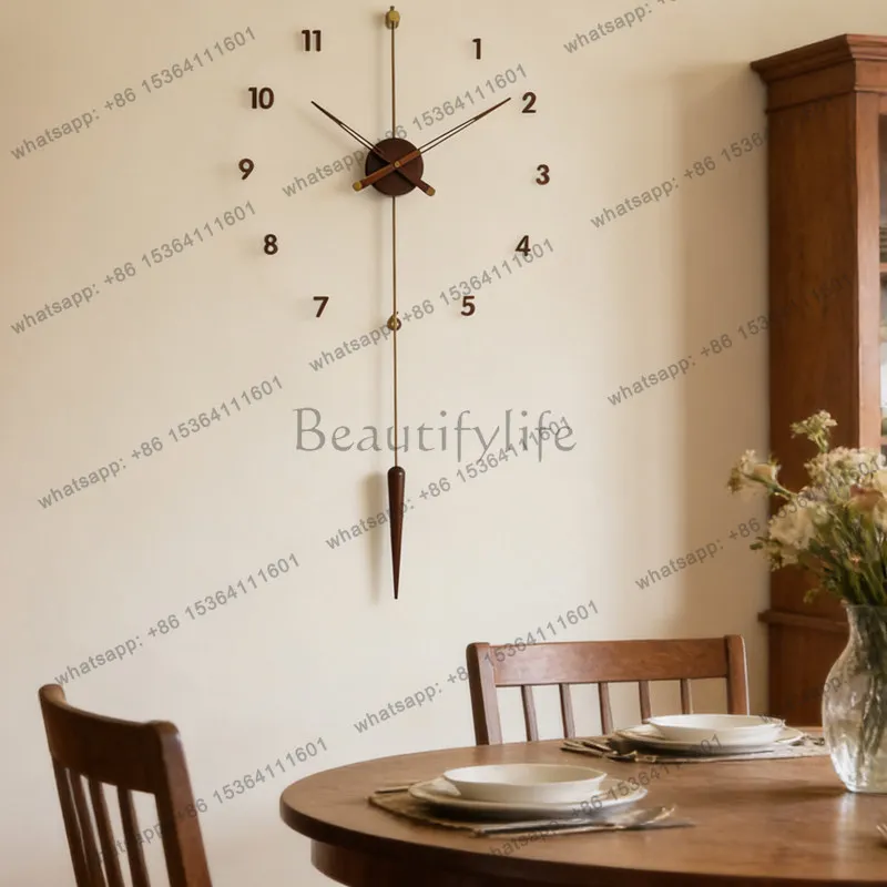 Best Sellers Art Mural Interior Simple Digital Wall Clocks Creative Quartz Aesthetic Round Wall Clocks Horloge Murale Living Roo