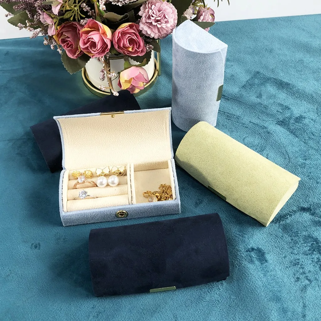 Arched Jewelry Organizer Lightweight Portable Jewelry Storage Travel Jewelry Case Minimalist Ring Holder Box For Outdoor Travel
