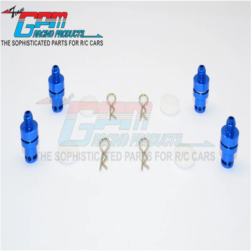 

GPM ALUMINIUM FRONT & REAR MAGNET BODY POST - 1SET FOR TRAXXAS 1/18 LATRAX SST/TET UPGRADE