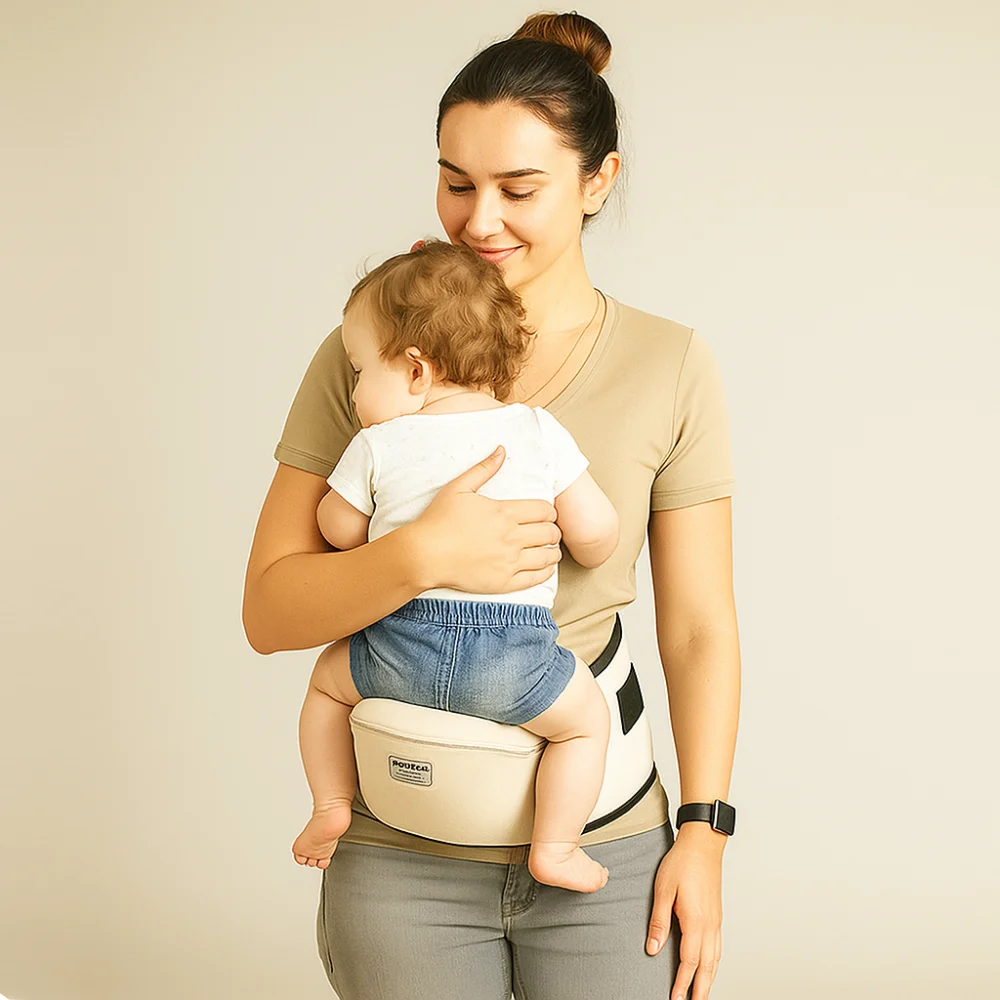 

Breathable Baby Carrier Newborn Front Holding Infant Kangaroo Bag Baby Waist Stool Horizontal Holding Type Waist Stool Strap