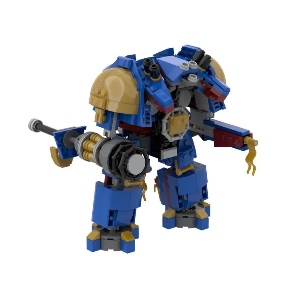 Juego de bloques de construcción MOC Robot Esquadrón Mech Space Continent 40K, juguete para regalo educativo para niños (Kit de modelo)