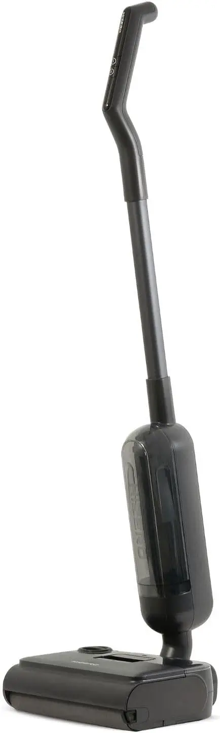 Cordless Hard Floor Cleaner, Upright Wet/Dry Electric Mop, 80 Mins Long Runtime, Lightweight & Quiet, No Suction, Black