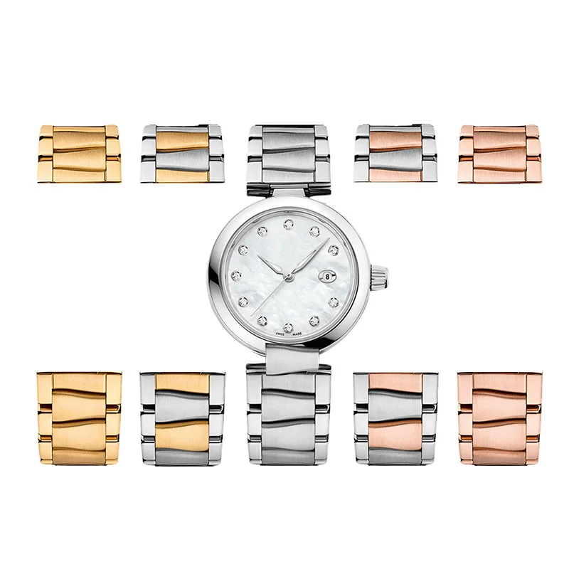 لسلسلة أوميغا دي فيل لاديماتيك 425.30.34.20.57.004، حزام فولاذي