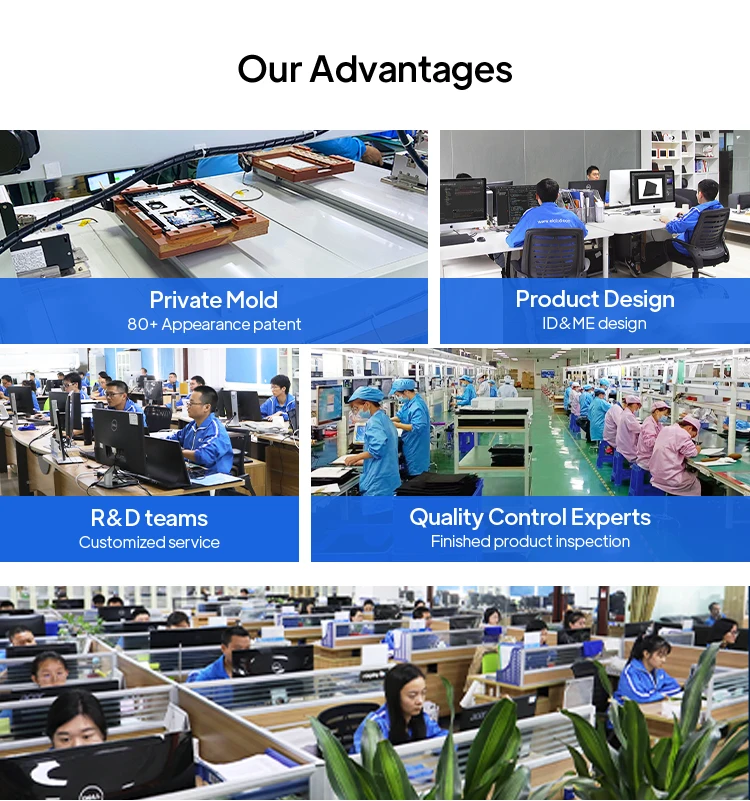 15.6'' Desktop Type Digital Signage RK3576S Android15 4+64G RJ45 POE NFC RFID For Restaurant/Hotel/Government Evaluation Screen