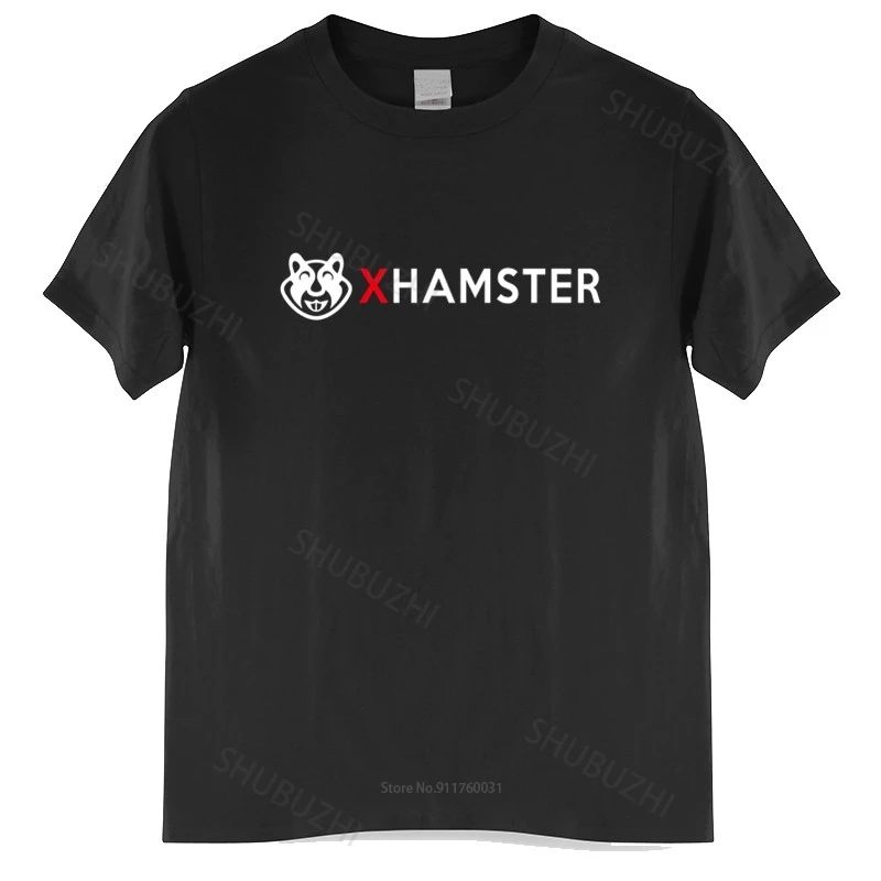 القطن التي شيرت الرجال طاقم الرقبة بلايز XHamster تي شيرت الرجال تصميم رائع تي شيرت ثلاثية الأبعاد طباعة تي شيرت أكبر حجم أوم قميص أسود #1