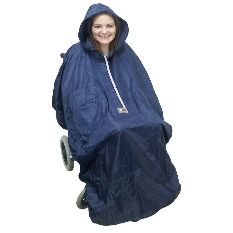 كرسي متحرك كهربائي المطر كيب المعطف يندبروف غطاء مقاوم للماء المعاقين الكبار المسنين معطف واق من المطر يندبروف المضادة للانزلاق المطر كبير