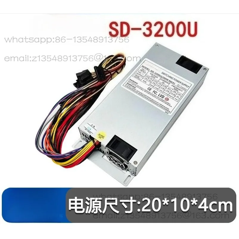The New SD3200U Industrial Control Server 1U Power Supply Is Rated 200 Universal 250-601ud