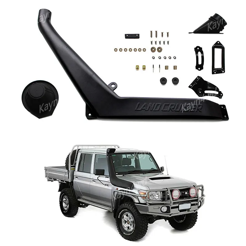 Off Road 4x4 Accessories Air Intake Snorkel Kit For 1985-2007 TOYOTA Lander Cruizer 71 73 75 76 78 79 Series Wading Hose Pipe