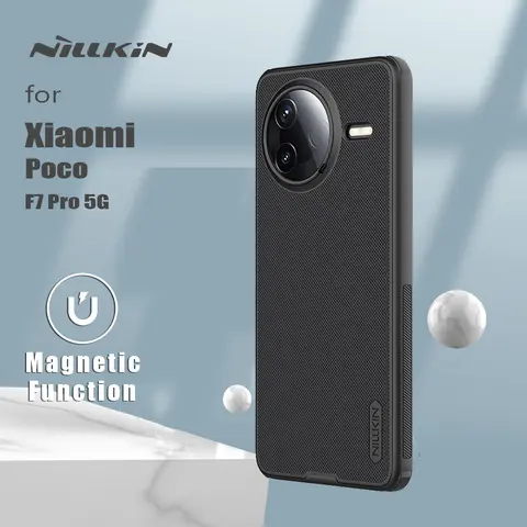 Xiaomi Poco F7 Pro 5G 케이스용 Nillkin Magsafe 마그네틱 슈퍼 프로스트 쉴드 하드 슬림 소프트 엣지 뒷면 커버용 Xiaomi Poco F7 Pro 5G 케이스용 Nillkin Magsafe 마그네틱 슈퍼 프로스트 쉴드 하드 슬림 소프트 엣지 뒷면 커버용