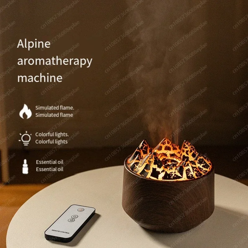 Aroma Humidifier Volcano‑Shaped Essential‑Oil Diffuser USB Powered Household Fragrance Atmosphere Maker