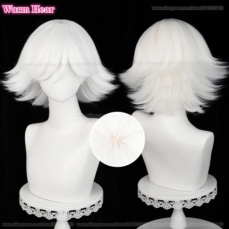 Peluca sintética de Anime Mizuki Tomoe moozono Nanami, pelucas de Anime con oreja, pelo resistente al calor, fiesta de Halloween, 30cm/98cm