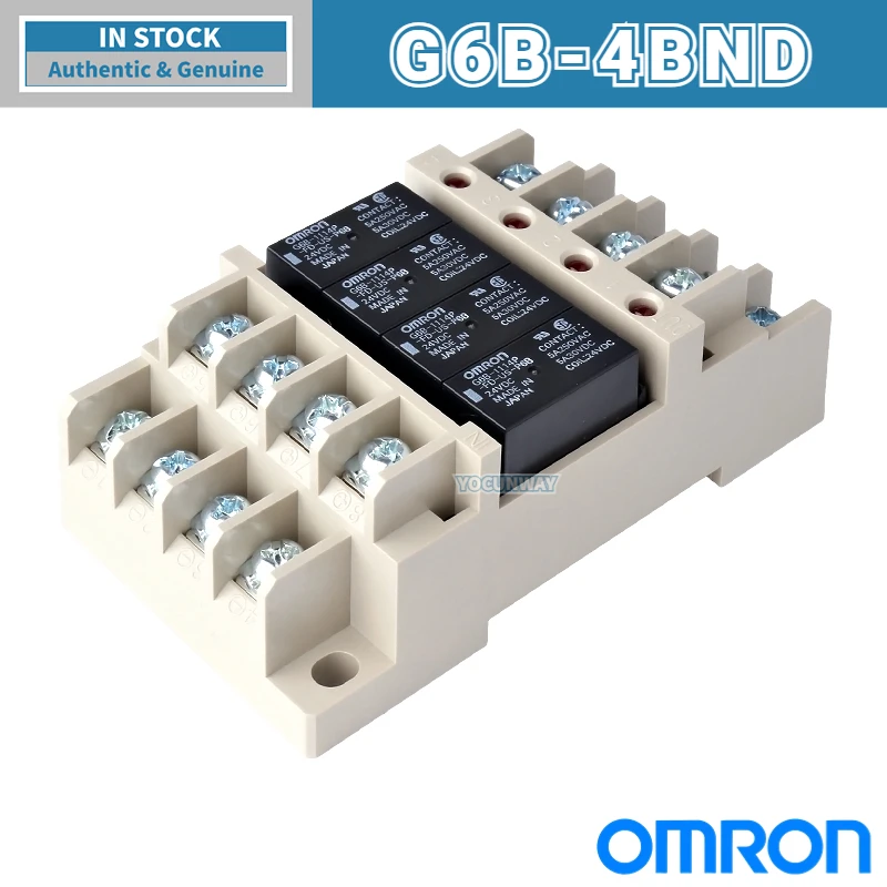 OMRON Power Relay Module Various Models including G6B-4BND 47BND 48BND F4B 4FPND G6D-1A 1114P G6D-4-SB G6 New Authentic Original