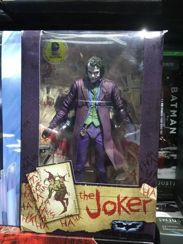 

NECA Heath Ledger Joker The Dark Knight of the Batman Action Figure Toys 18cm