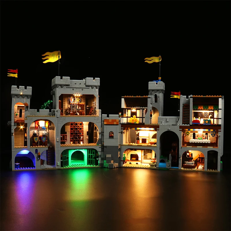 DIY LED Light Kit For LEGO 10305 Lion King's Castle (Only LED Light,Without Blocks Model)
