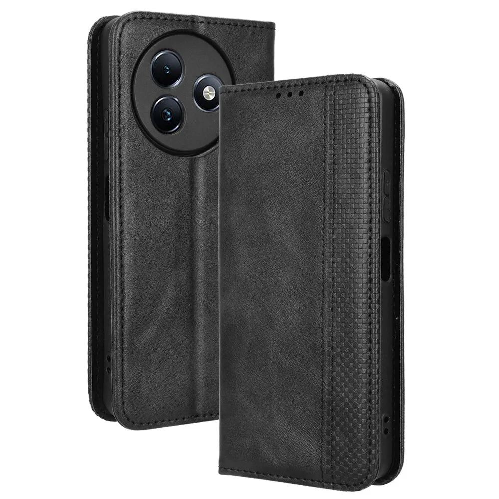 

For ITEL S24 Luxury Flip PU Leather Wallet Magnetic Adsorption Case For ITEL S24 S 24 ITELS24 Phone Bag