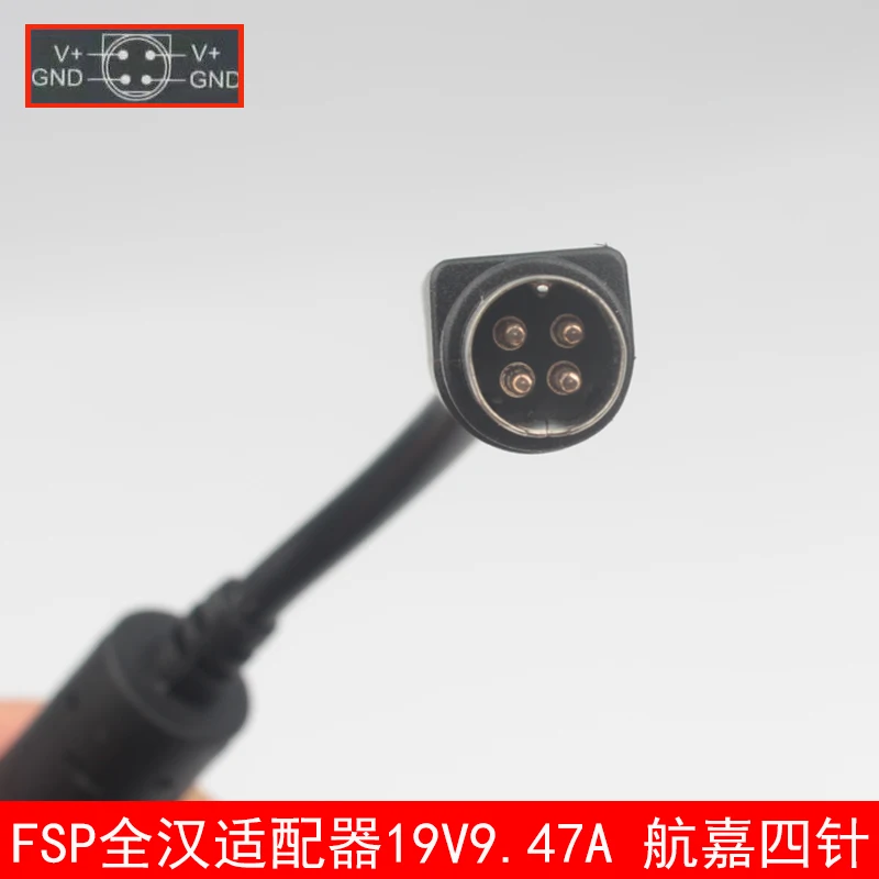 Para adaptador de alimentação FSP 180-AAAN1 19V 9,47A / 24V 7,5A fonte de quatro pinos