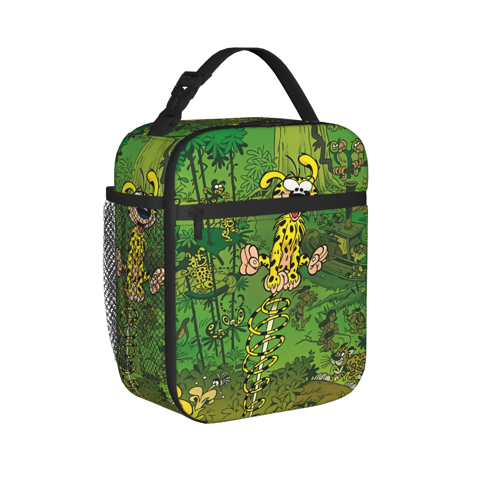 Marsupilamis Lunch Bag  Kawaii Lunch Box For Men Outdoor Picnic Portable Cooler Bag Oxford Custom Thermal Lunch Bags