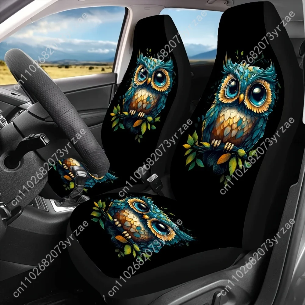 

Green Owl Car Seat Covers Universal Environmentally Friendly Interior Decorations Comfortable Breathable Car Seat Covers