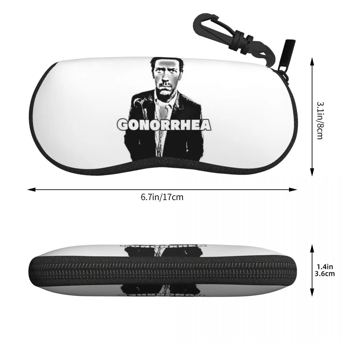 ハウス MD シェルメガネケース保護サングラスボックス女性男性ソフト眼鏡バッグポーチ