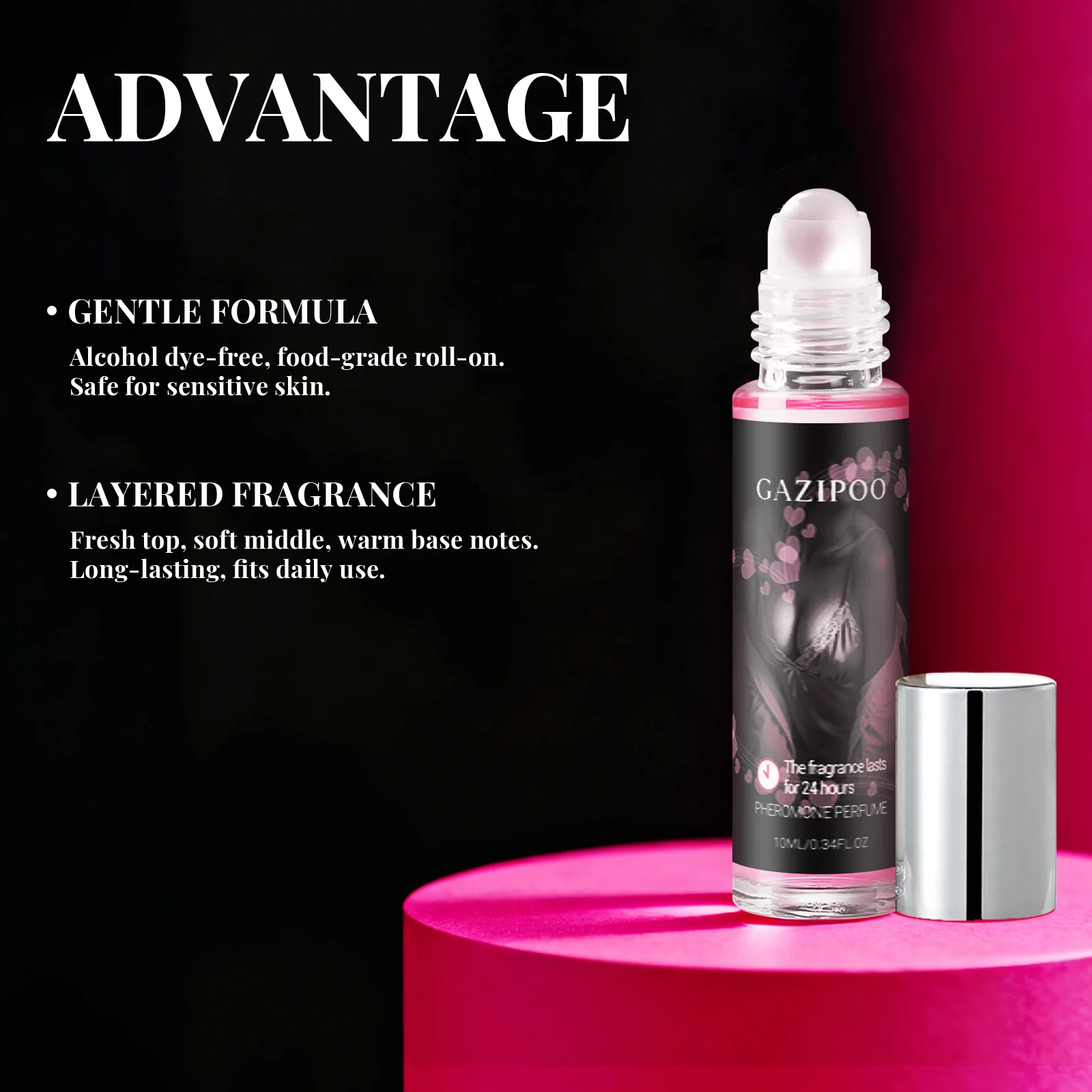 10 مل عطر فروتي فلورال أو دو: كمثرى مقترنة مع جيستي برغموت لتويست طازج، مدور من اللطيف الناعم