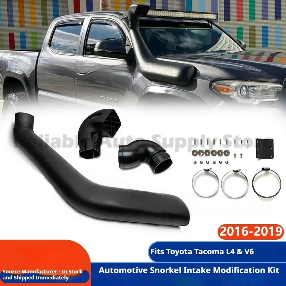 

For Toyota Tacoma L4 V6 2016-2019 Intake Snorkel Kit Off Road High Air Intake Front Mounted Durable Waterproof Factory Direct