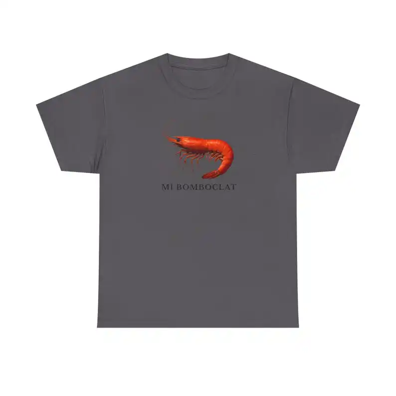 Mi Bomboclat Shrimp Meme Camisa de estilo retroFunny Fish TeeGag Regalos ShirtFisher Camiseta unisex, Boba de pescado tonto Y2k ShirtHilarious