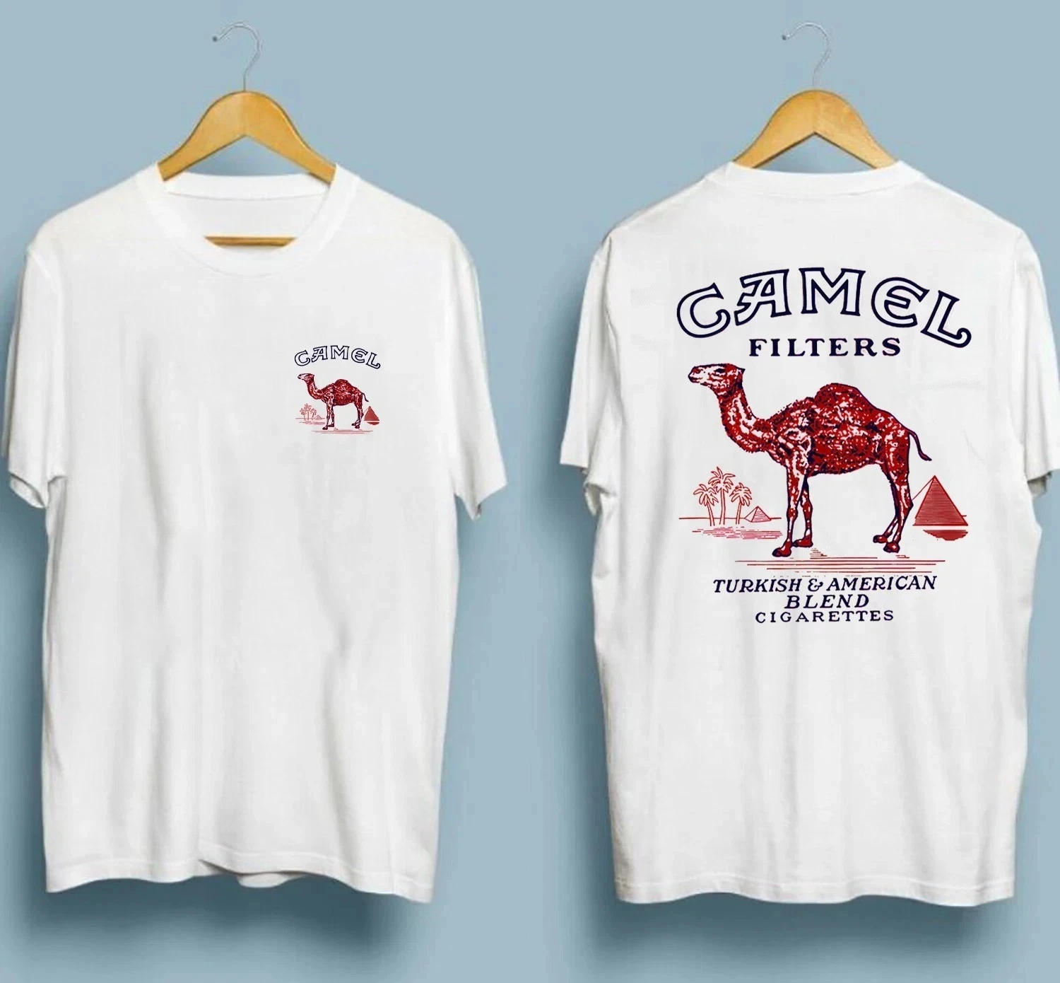 Camiseta Unisex de Algodón 100% con Gráfico Clásico de Cigarrillos Camel, Estilo Tough Guy, Verano 2026, Alta Calidad, Moda Urbana Y2K para Hombre
