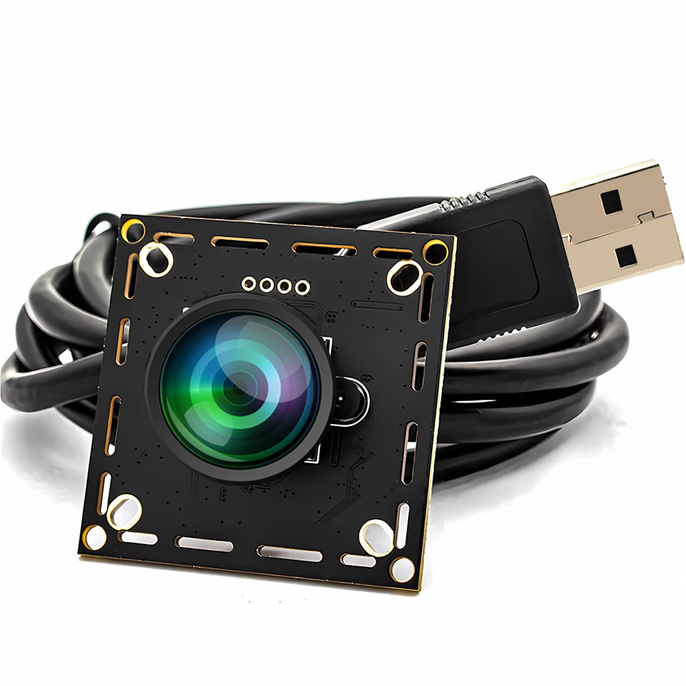 

WGWK High Speed MJPEG 720P 60fps UVC Board With No Distortion Lens For Windows Mac LinuxCompatible PlugPlay USB Camera Module