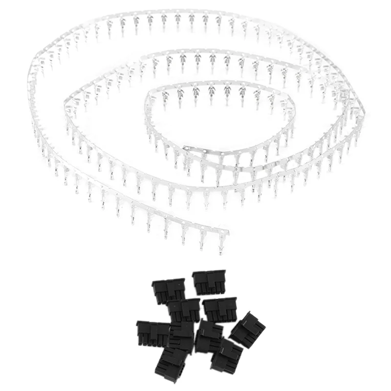 

ABSS-10Pcs Pcie 5.0 12VHPWR 16Pin 12 + 4Pin Мужской разъем кабеля питания графического процессора с клеммными контактами