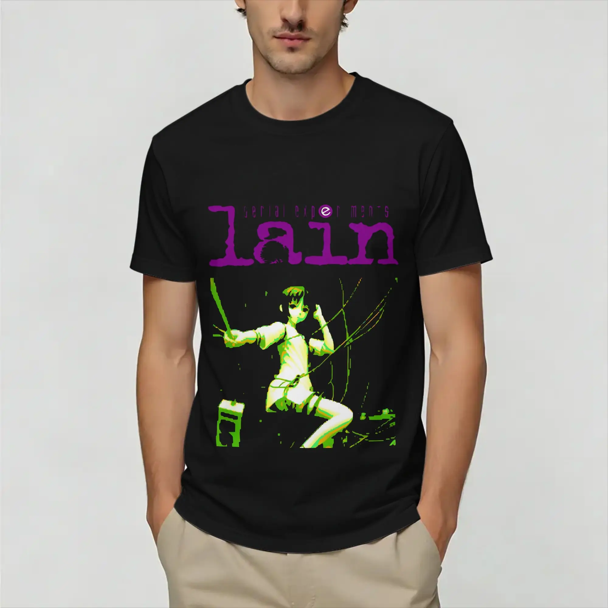 T-Shirts pour hommes, en coton, à manches courtes, à col rond, avec des expériences séquentielles, amusantes, idée cadeau