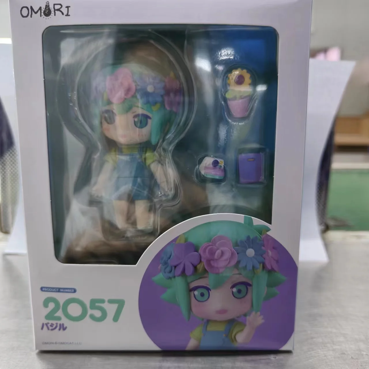 The Omori Figure Anime Basil Chibi Figure PVC Action Model Toys