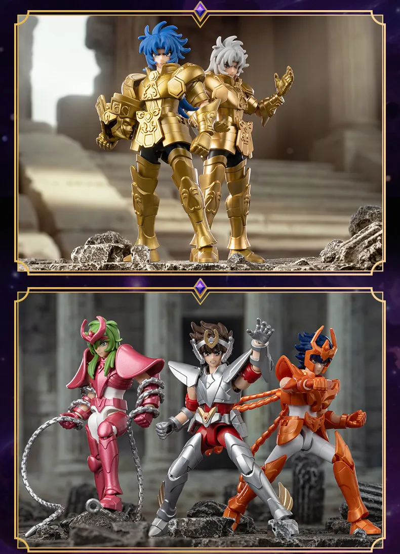 BLOKEES Original Saint Seiya V04 Gold Zodiac GALAXY VERSION V01 02 03 Jungfrau SHAKA Zwillinge SAGA Spielzeug-Bausatz Actionfigur Geschenk – Detail 12