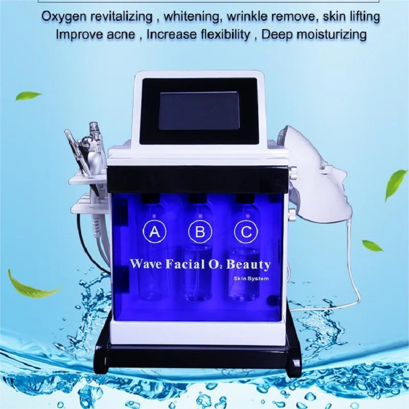 

Multifunction 5 In 1 Oxygen Water Facials Machine With Mask Deep Cleaning Facial Whitening Skin Rejuvenation Salon Beauty Device