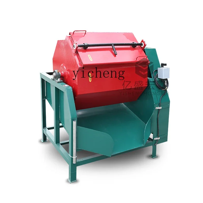 TQH drum polishing machine hexagonal roller barrel grinder metal finishing machine octagonal grinding machine