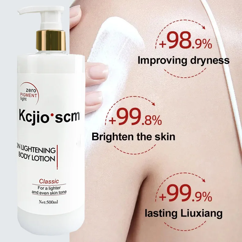 500ml Fast Whitening Cream For Dark skin Kojic Sen Moisturizing Lightening Body Lotion Skin Care for Flawless Even Skin Tone