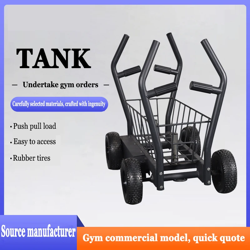 Fitness Sled, Energy Cart, Tank Cart, Powerful Training Cart, Adjustable Weight For Pulling Cart, Fat Burning Equipment