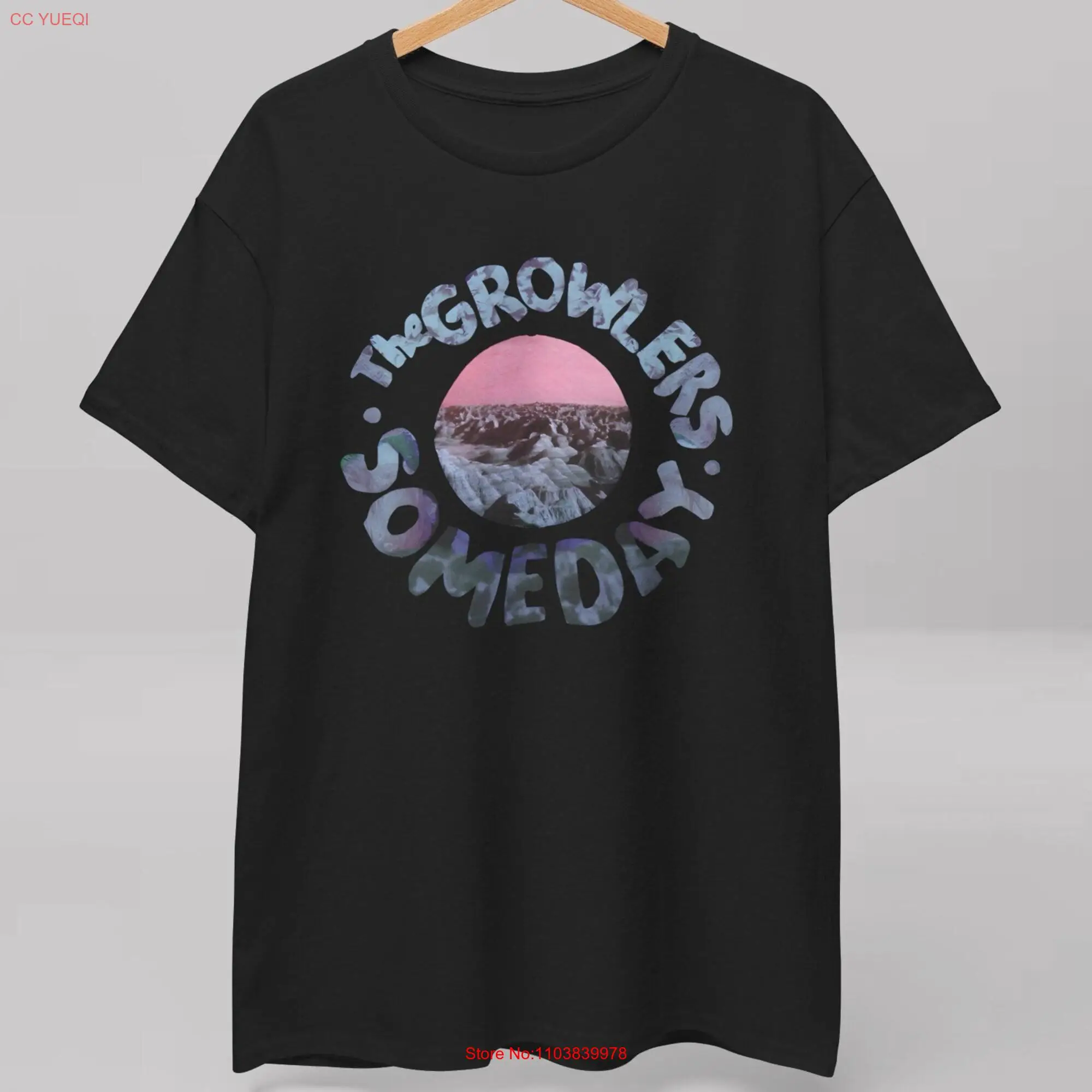 Футболка для взрослых, альтернативная группа Merch для пляжа, окаменелости, Твин Пикс, волны Pangea Foxygen