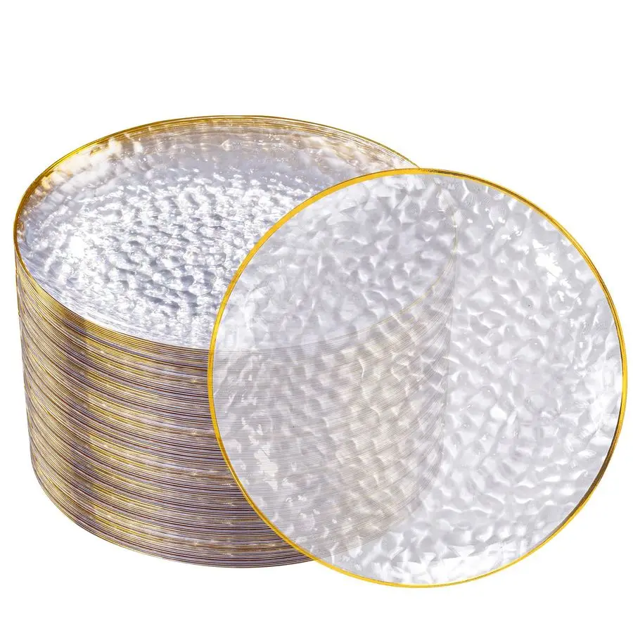 100 Pcs Gold Plasti…