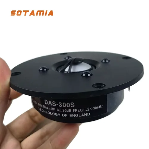 SOTAMIA 1 Uds. Altavoz de potencia de Audio Tweeter de 4 pulgadas 8 Ohm 80W membrana cerámica cúpula aguda DIY música en casa Altavoz Bluetooth Audio