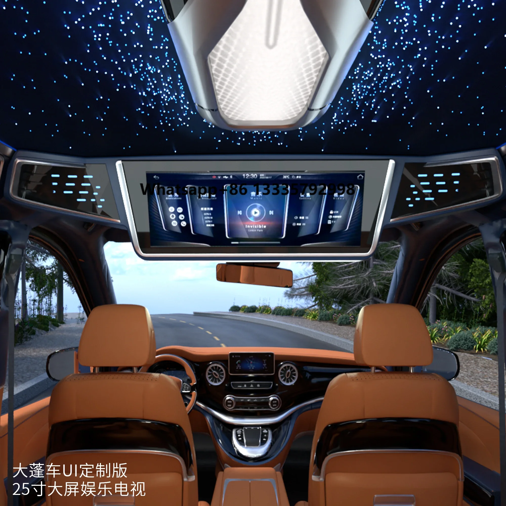 

VITO V-Class Metris W447 New Style Commercial Vehicle Roof With High-end Ceiling VIP Captain Rear Seat Full Interior Upgrade Kit