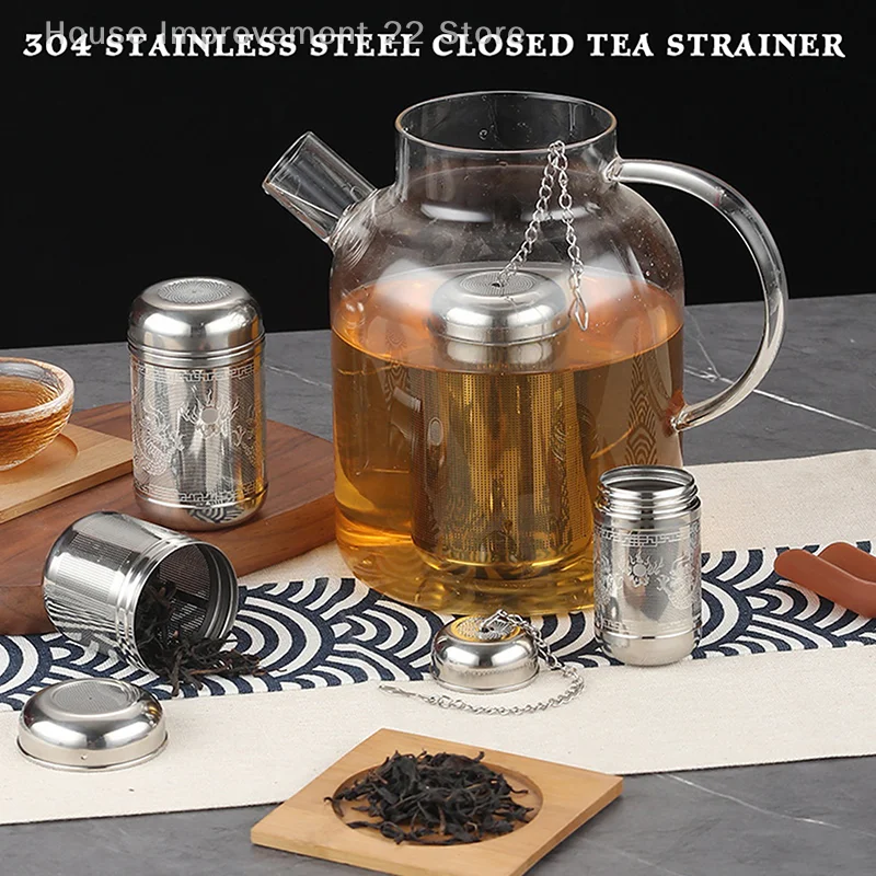 

Stainless Steel Tea Infuser Tea Leak Stainless Steel Tea Infuser Diffuser Spice Tea Strainer Herbal Filter Tea Drain With Lid