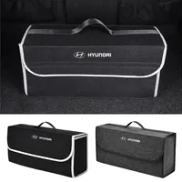 Car Trunk Bag Folding Storage Non Slip Organizer Tool Case For Hyundai I10 I20 I30 IX20 IX35 Tucson Solaris Accent Azera