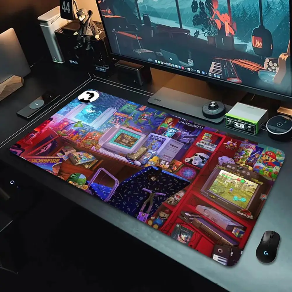 

Colorful furniture mousepads painting art rubber anti-slip washable PC desktop game accessories HD printing