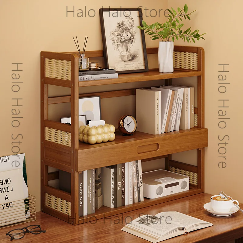 Desktop shelves Multi-layer home living room Multifunctional student table Storage cabinet