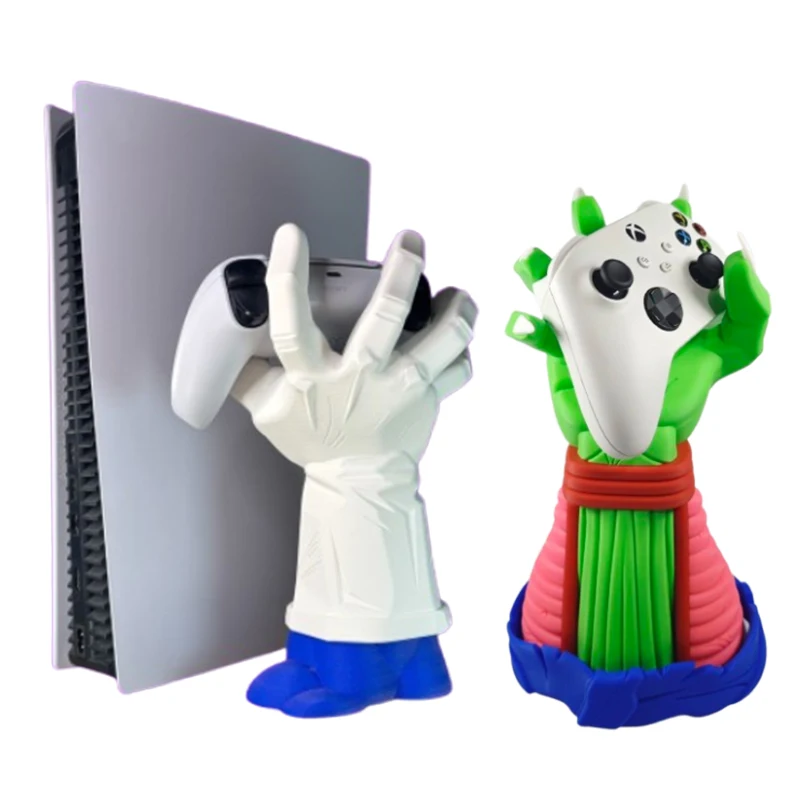 Soporte de mando de Dragon Ball Vegeta para PS4/PS5/Xbox Base, controlador de juego de Anime, soporte de decoración de escritorio para mando de juegos PS5